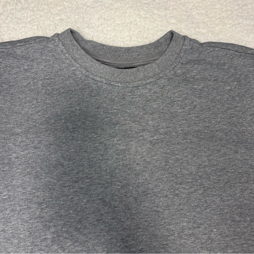 BYLT Men Gray Active Fleece Core Crewneck Sweatshirt - Picture 3 of 13